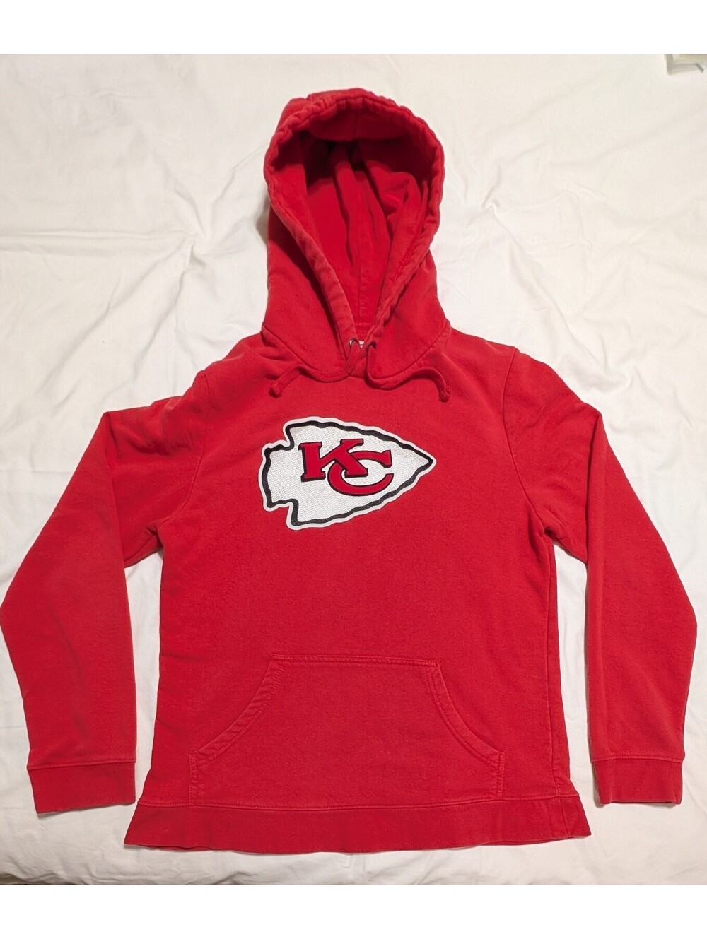 Kansas City Chiefs Fanatics Red Fleece Hooded Sweatshirt M